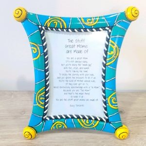 Great Mom's Are Made of Framed Poem